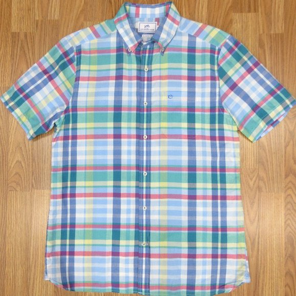 Southern Tide Other - SOUTHERN TIDE CLASSIC FIT 100% COTTON SHIRT BLUE PLAID SMALL, S